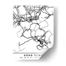 Hong Kong - Mapas negros 32 - Emiliano Deificus | Cuadro decorativo de Canvas Lab