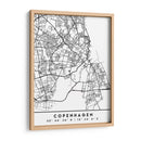 Copenhagen - Mapas negros 23 - Emiliano Deificus | Cuadro decorativo de Canvas Lab