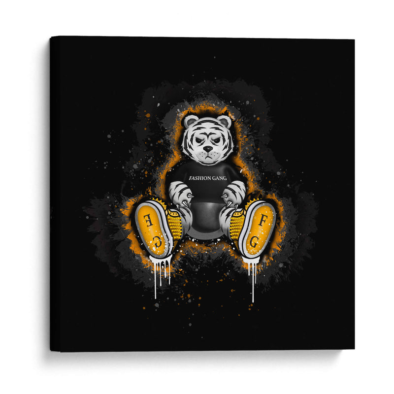 Tigre de Peluche - Fares Verdugo | Cuadro decorativo de Canvas Lab