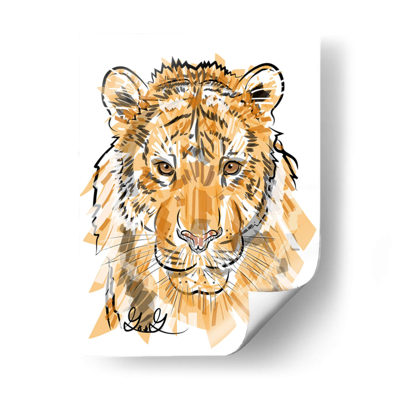 Tigre de Bengala  - GasG | Cuadro decorativo de Canvas Lab