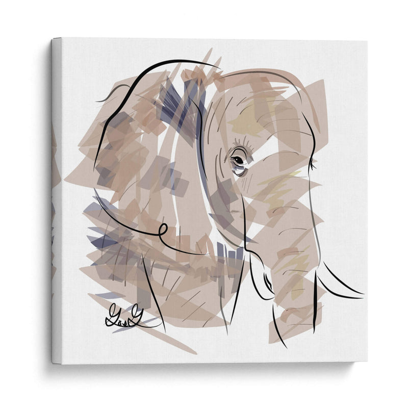 Elefante  - GasG | Cuadro decorativo de Canvas Lab