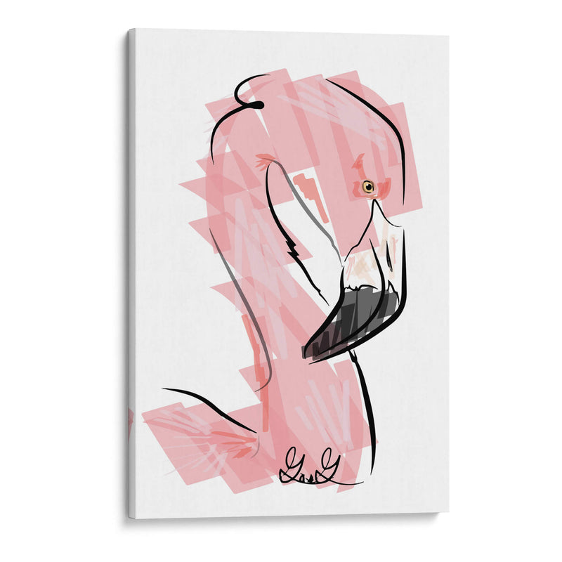 Flamingo  - GasG | Cuadro decorativo de Canvas Lab