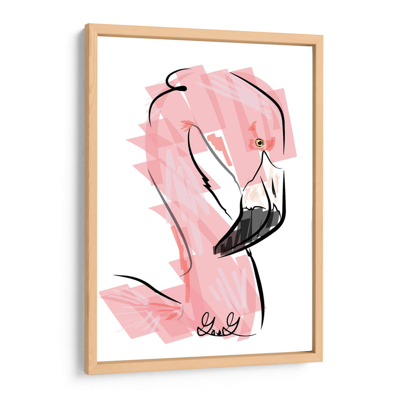 Flamingo  - GasG | Cuadro decorativo de Canvas Lab