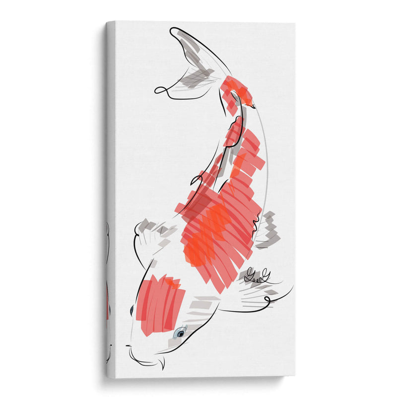 Pez KOI  - GasG | Cuadro decorativo de Canvas Lab