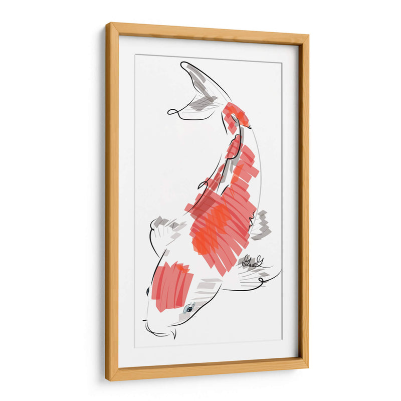 Pez KOI  - GasG | Cuadro decorativo de Canvas Lab