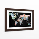 Mapa de dinero | Cuadro decorativo de Canvas Lab