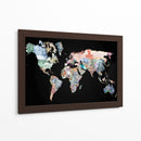 Mapa de dinero | Cuadro decorativo de Canvas Lab