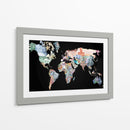 Mapa de dinero | Cuadro decorativo de Canvas Lab