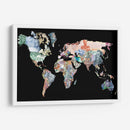 Mapa de dinero | Cuadro decorativo de Canvas Lab