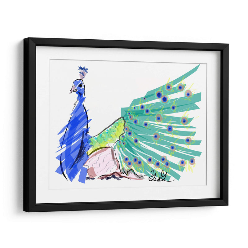 Pavo Real  - GasG | Cuadro decorativo de Canvas Lab