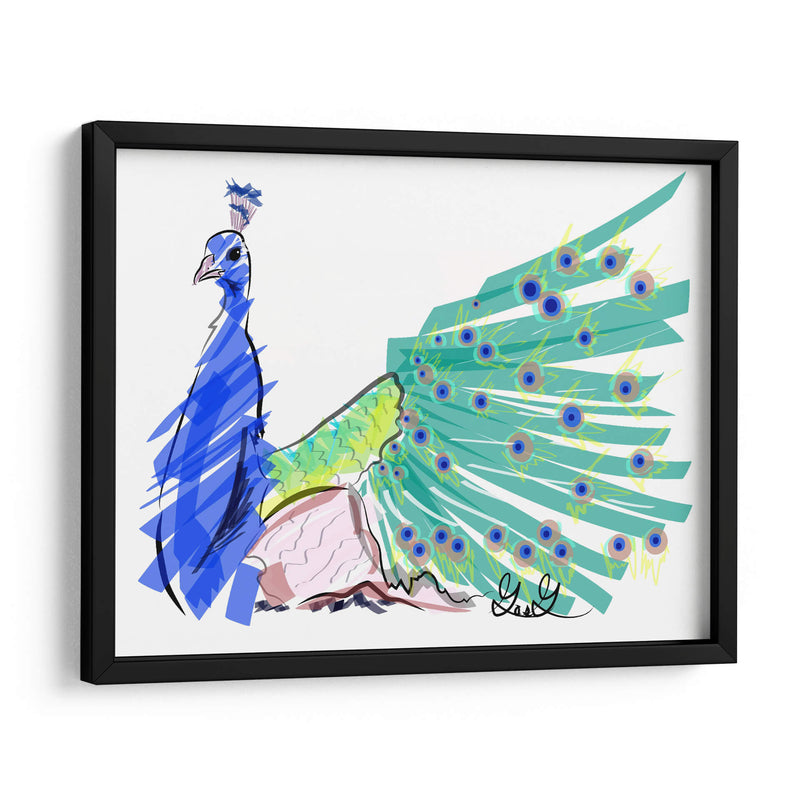 Pavo Real  - GasG | Cuadro decorativo de Canvas Lab