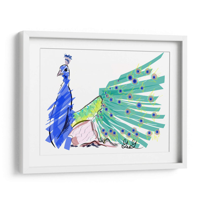Pavo Real  - GasG | Cuadro decorativo de Canvas Lab