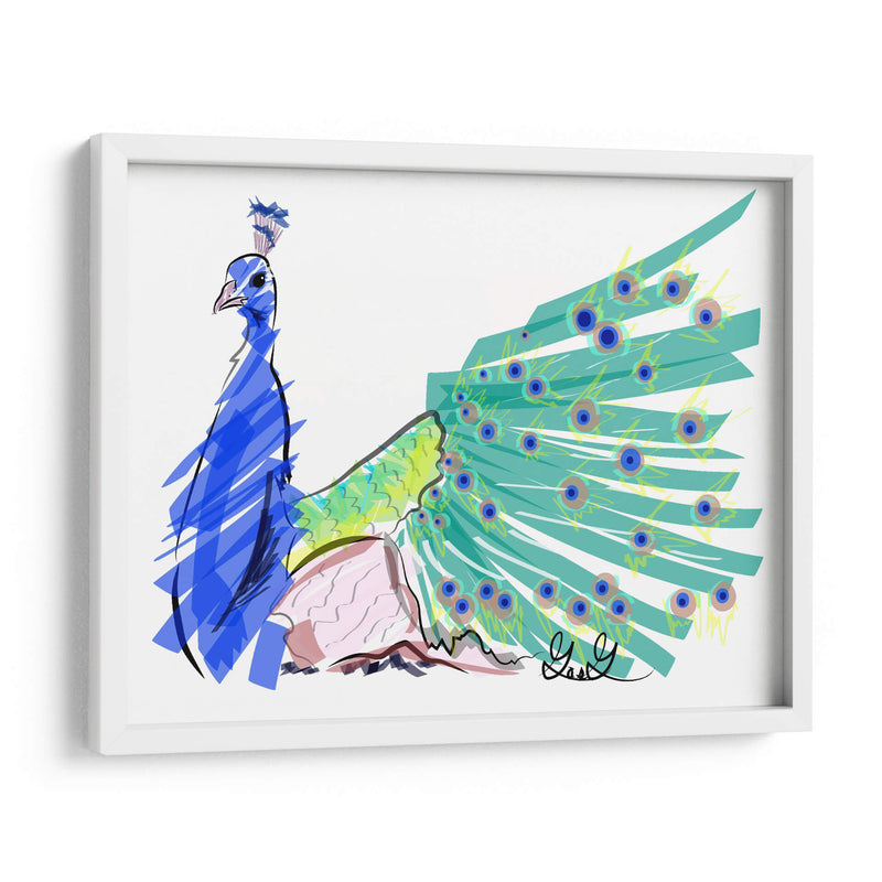 Pavo Real  - GasG | Cuadro decorativo de Canvas Lab