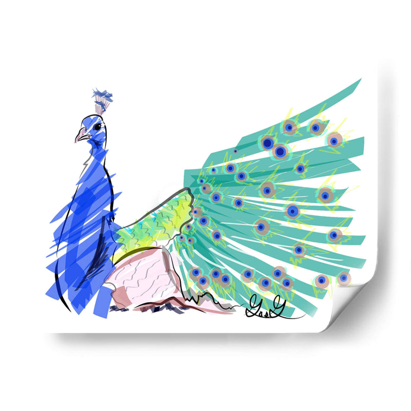 Pavo Real  - GasG | Cuadro decorativo de Canvas Lab