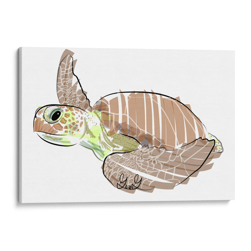 Tortuga marina  - GasG | Cuadro decorativo de Canvas Lab