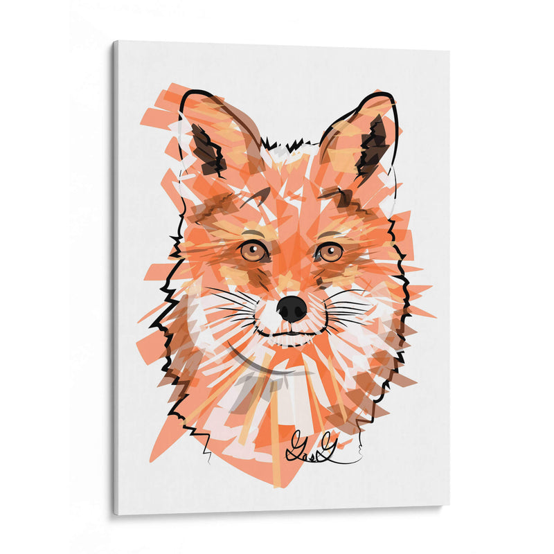 Zorro rojo  - GasG | Cuadro decorativo de Canvas Lab