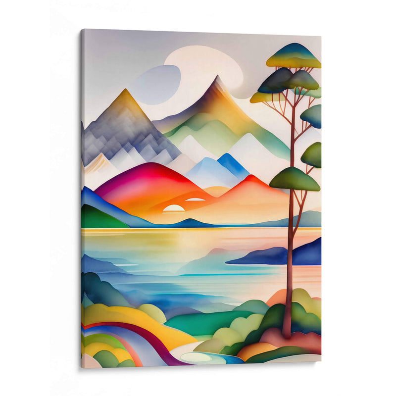 Acuarela CAT 1105 - DEA Digital Esoteric Art | Cuadro decorativo de Canvas Lab