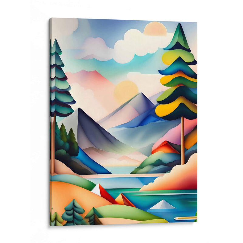 Acuarela CAT 1106 - DEA Digital Esoteric Art | Cuadro decorativo de Canvas Lab