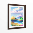 Acuarela CAT 1113 Pixelart - DEA Digital Esoteric Art | Cuadro decorativo de Canvas Lab