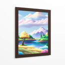 Acuarela CAT 1113 Pixelart - DEA Digital Esoteric Art | Cuadro decorativo de Canvas Lab