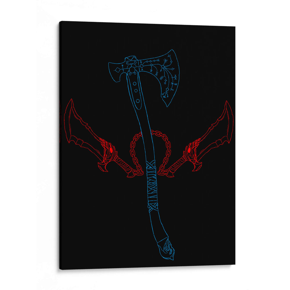 Kratos weapons - Gilbert2133  | Cuadro decorativo de Canvas Lab