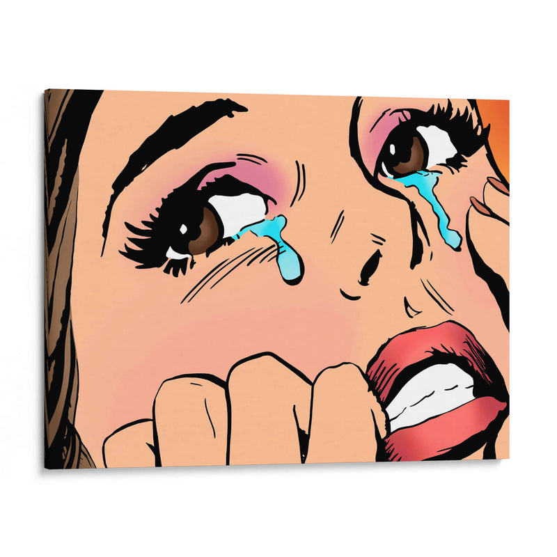 Mujer Llorando - Donaldo Meda  | Cuadro decorativo de Canvas Lab