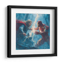 Thor vs. Iron Man - Hassan Sultan | Cuadro decorativo de Canvas Lab
