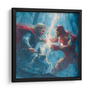 Thor vs. Iron Man - Hassan Sultan | Cuadro decorativo de Canvas Lab