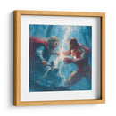 Thor vs. Iron Man - Hassan Sultan | Cuadro decorativo de Canvas Lab