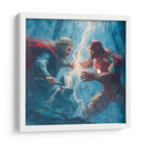 Thor vs. Iron Man - Hassan Sultan | Cuadro decorativo de Canvas Lab