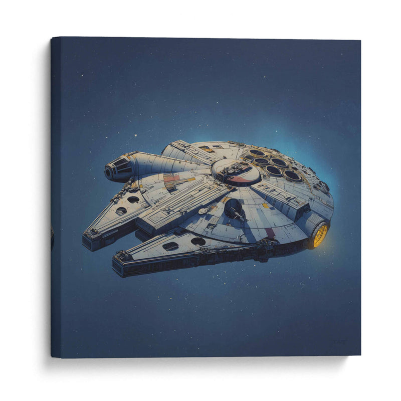 El Halcón Milenario - Hassan Sultan | Cuadro decorativo de Canvas Lab