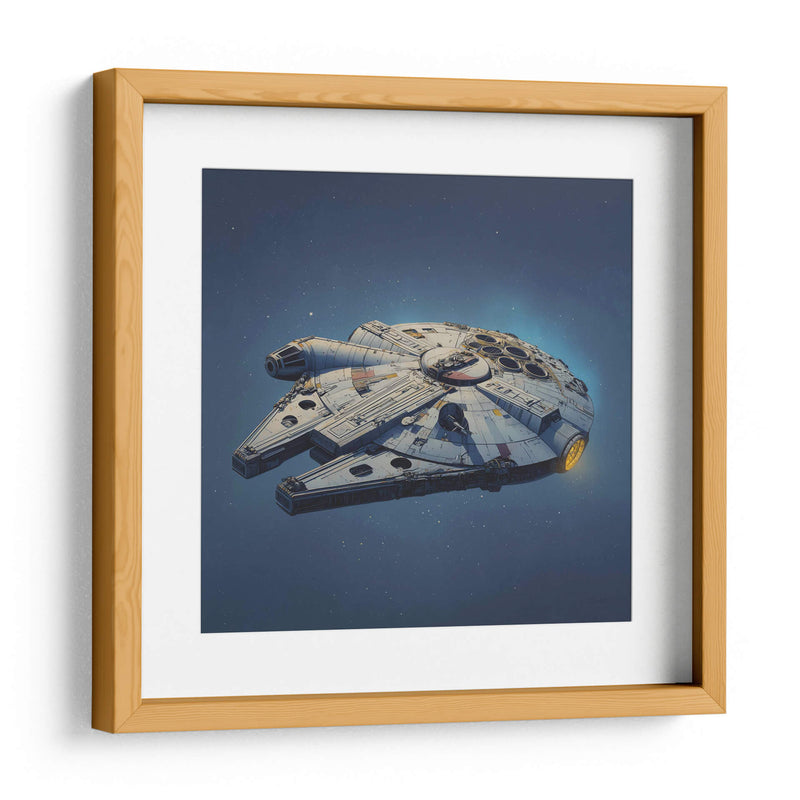 El Halcón Milenario - Hassan Sultan | Cuadro decorativo de Canvas Lab