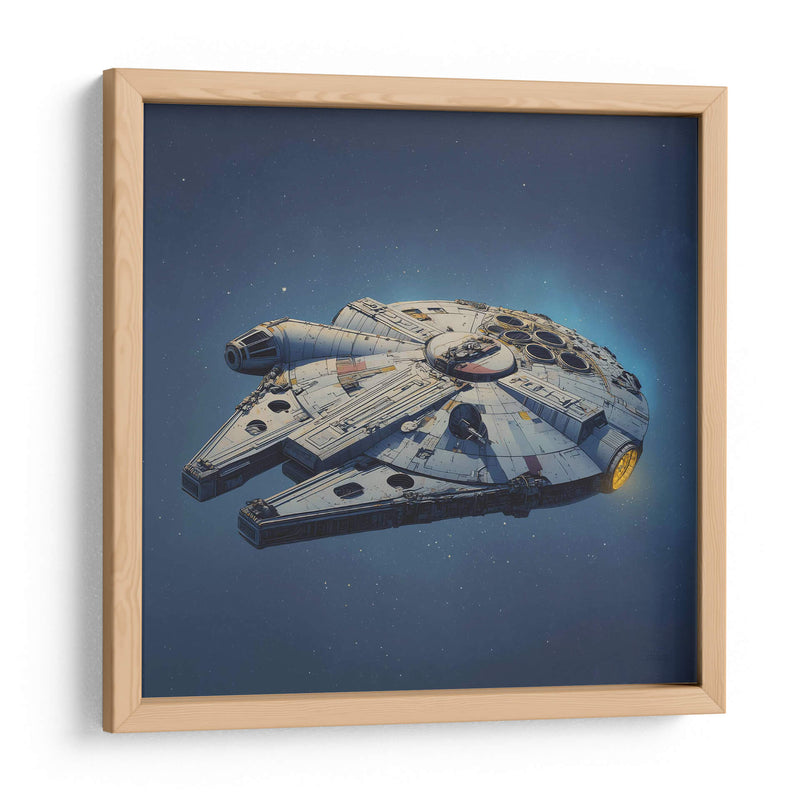 El Halcón Milenario - Hassan Sultan | Cuadro decorativo de Canvas Lab