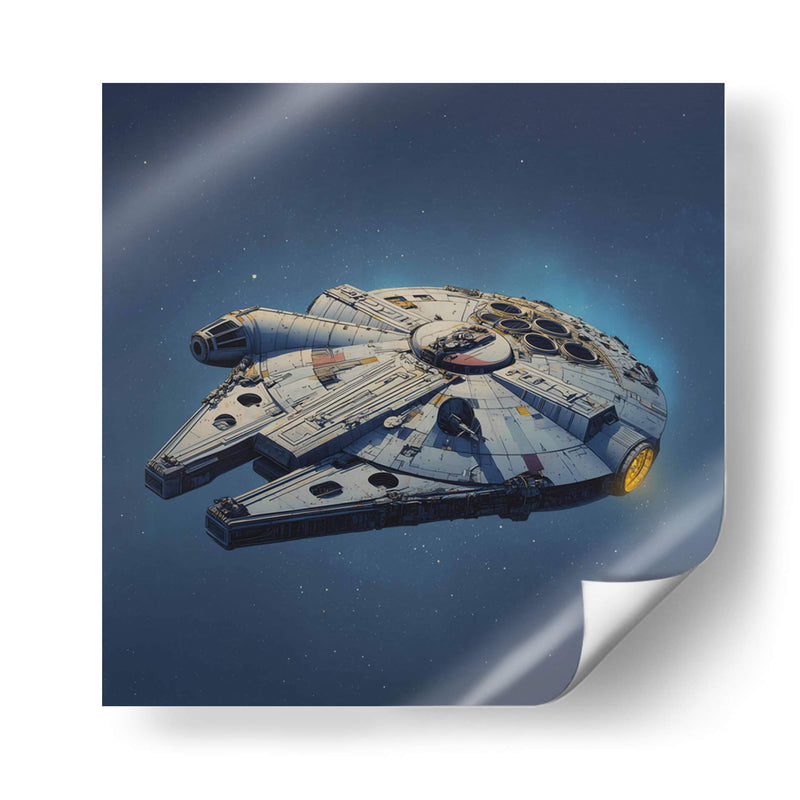 El Halcón Milenario - Hassan Sultan | Cuadro decorativo de Canvas Lab