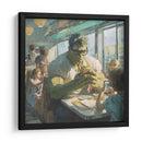 Una Hamburguesa Va a Arreglar Esto - Hassan Sultan | Cuadro decorativo de Canvas Lab