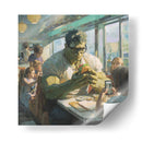 Una Hamburguesa Va a Arreglar Esto - Hassan Sultan | Cuadro decorativo de Canvas Lab