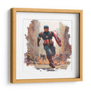 Capitán América - Hassan Sultan | Cuadro decorativo de Canvas Lab