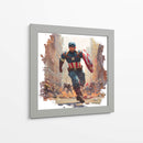 Capitán América - Hassan Sultan | Cuadro decorativo de Canvas Lab