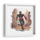 Capitán América - Hassan Sultan | Cuadro decorativo de Canvas Lab