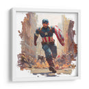 Capitán América - Hassan Sultan | Cuadro decorativo de Canvas Lab