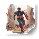 Capitán América - Hassan Sultan | Cuadro decorativo de Canvas Lab