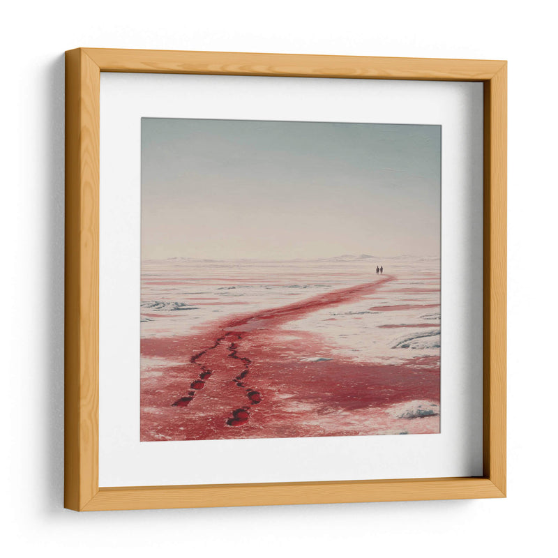 La Sal Roja de Crait - Hassan Sultan | Cuadro decorativo de Canvas Lab