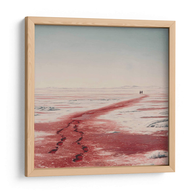 La Sal Roja de Crait - Hassan Sultan | Cuadro decorativo de Canvas Lab