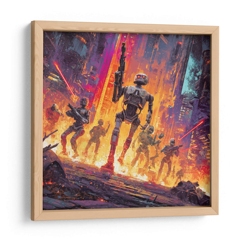 Droids Rebeldes - Hassan Sultan | Cuadro decorativo de Canvas Lab