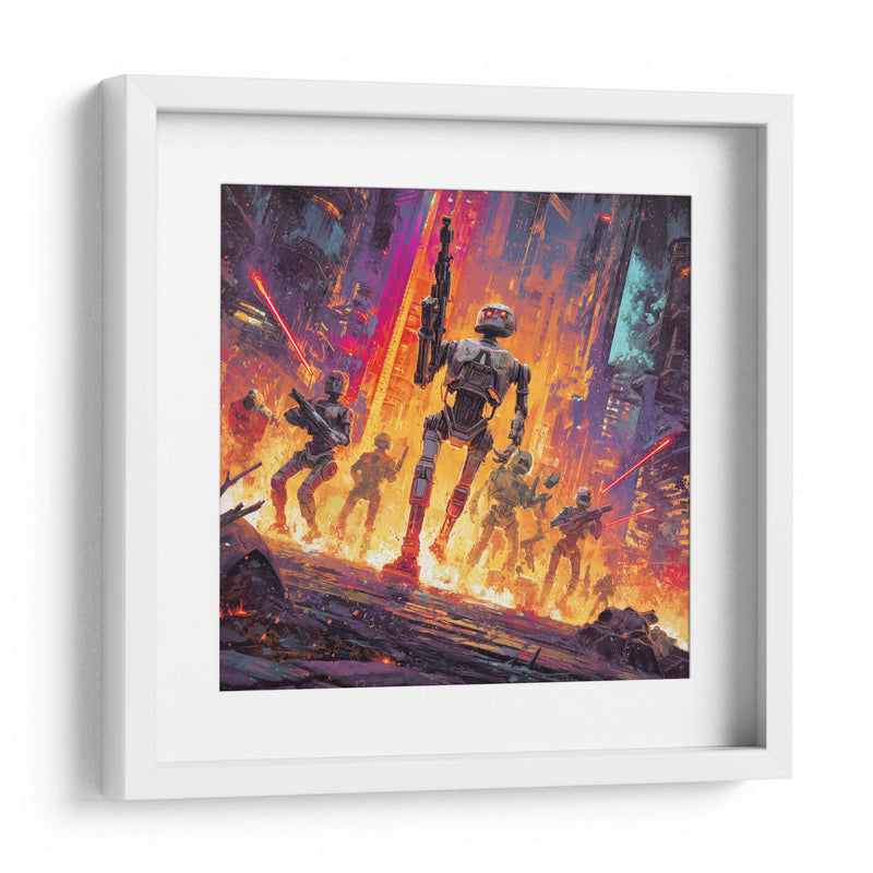 Droids Rebeldes - Hassan Sultan | Cuadro decorativo de Canvas Lab