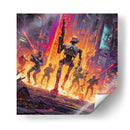 Droids Rebeldes - Hassan Sultan | Cuadro decorativo de Canvas Lab