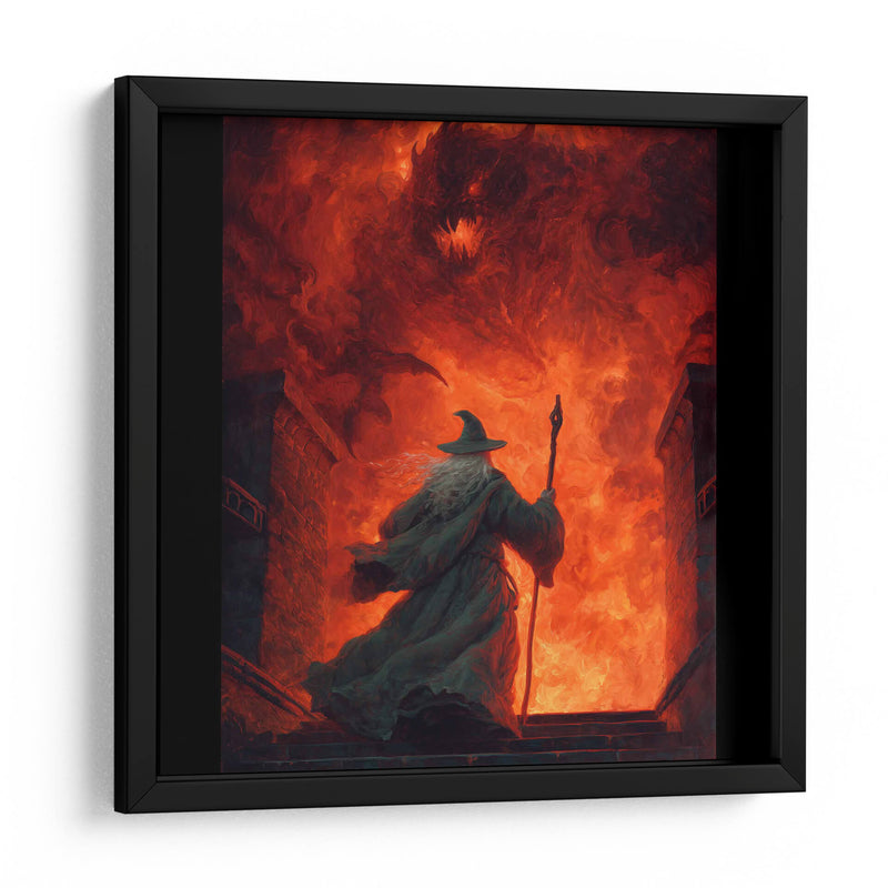 Gandalf vs Balrog - Hassan Sultan | Cuadro decorativo de Canvas Lab