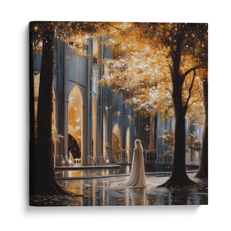 Galadriel Entre los Árboles - Hassan Sultan | Cuadro decorativo de Canvas Lab