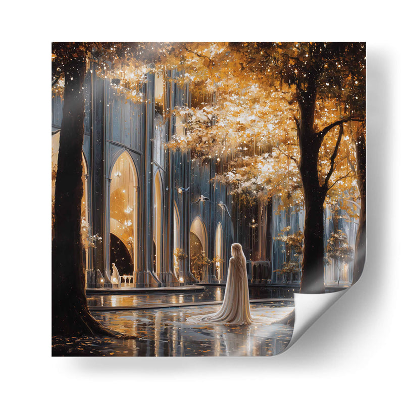 Galadriel Entre los Árboles - Hassan Sultan | Cuadro decorativo de Canvas Lab