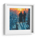 Batman y el Comisionado Gordon - Hassan Sultan | Cuadro decorativo de Canvas Lab